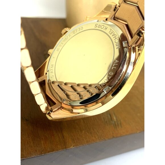 Michael Kors Women\'s Watch MK6730 Quartz Chronograph Rose Gold Steel 43mm main image 14